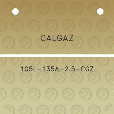 calgaz-105l-135a-25-cgz