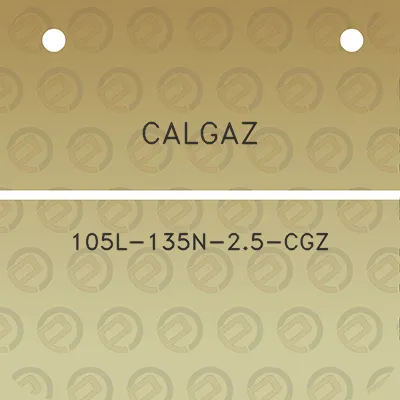 calgaz-105l-135n-25-cgz