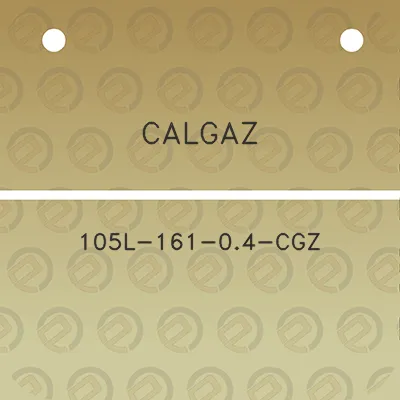 calgaz-105l-161-04-cgz