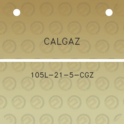 calgaz-105l-21-5-cgz