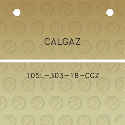 calgaz-105l-303-18-cgz