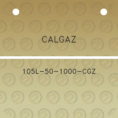 calgaz-105l-50-1000-cgz