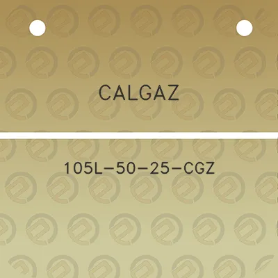 calgaz-105l-50-25-cgz