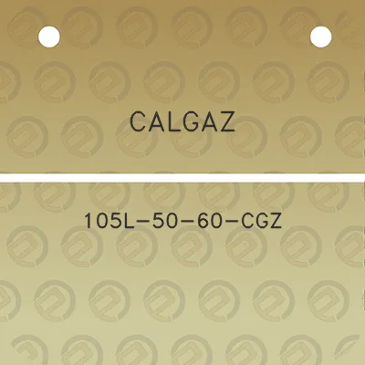 calgaz-105l-50-60-cgz