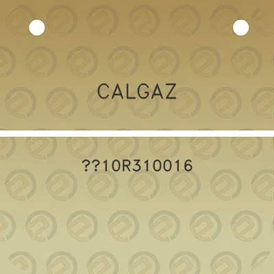 calgaz-10r310016