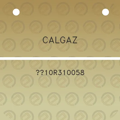 calgaz-10r310058