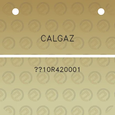 calgaz-10r420001