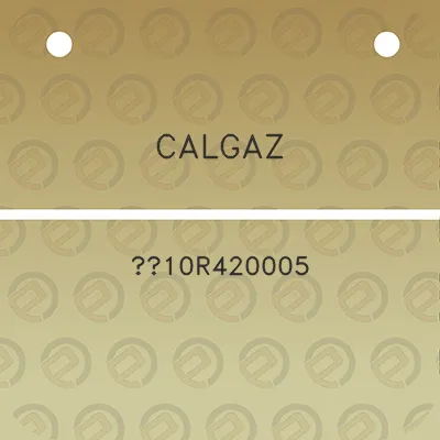 calgaz-10r420005