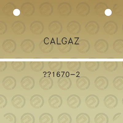 calgaz-1670-2