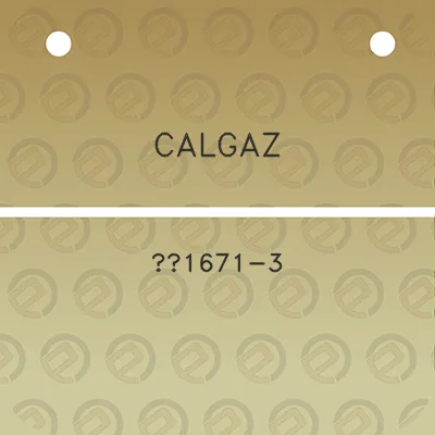 calgaz-1671-3