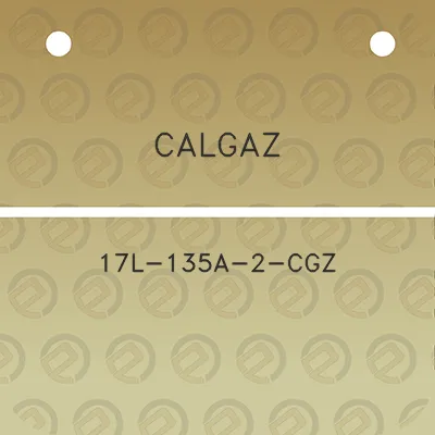 calgaz-17l-135a-2-cgz