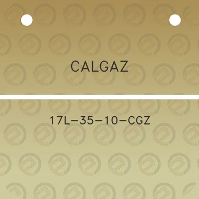 calgaz-17l-35-10-cgz