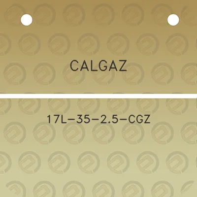 calgaz-17l-35-25-cgz