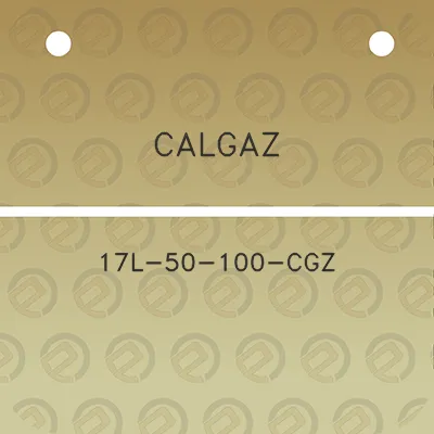 calgaz-17l-50-100-cgz