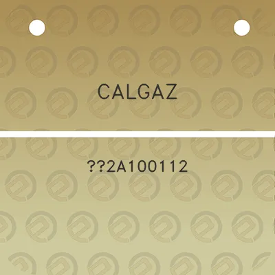 calgaz-2a100112