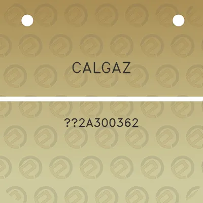 calgaz-2a300362