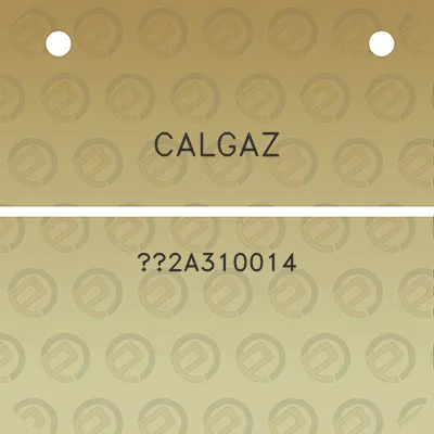 calgaz-2a310014