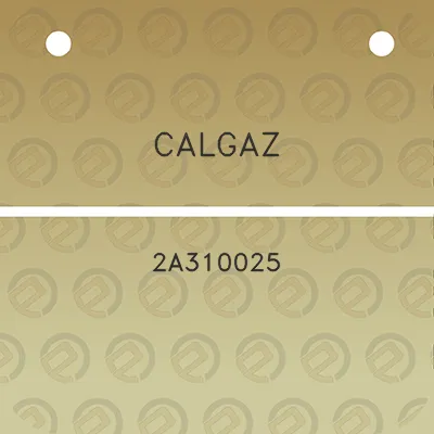 calgaz-2a310025