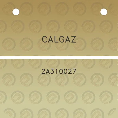 calgaz-2a310027