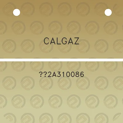 calgaz-2a310086