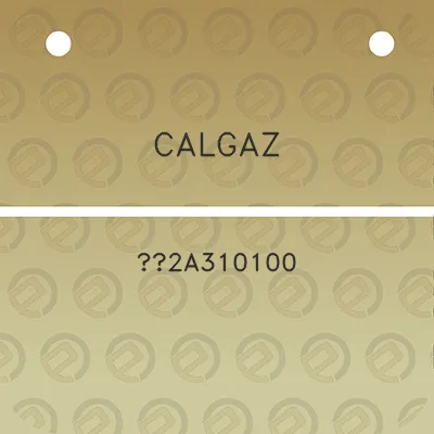 calgaz-2a310100