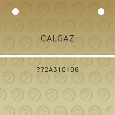 calgaz-2a310106