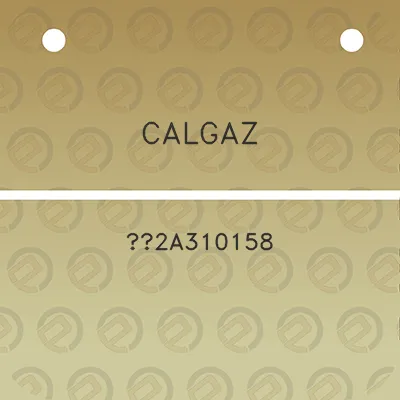 calgaz-2a310158