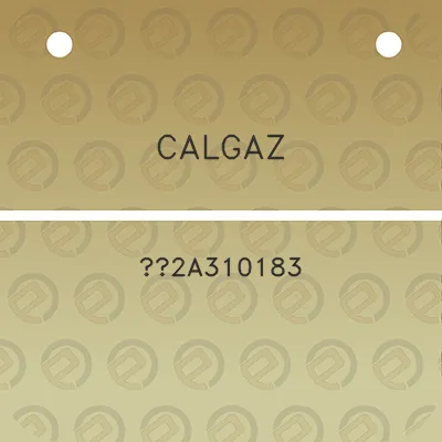 calgaz-2a310183