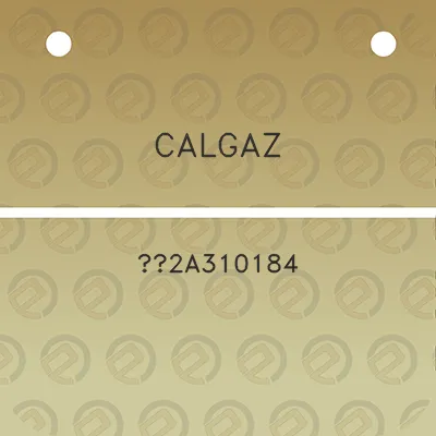 calgaz-2a310184