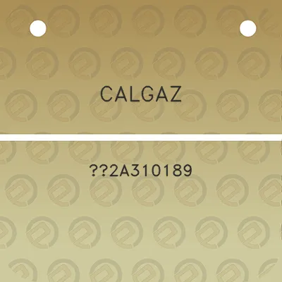 calgaz-2a310189