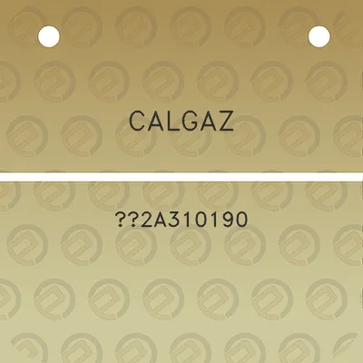 calgaz-2a310190