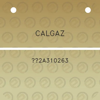 calgaz-2a310263