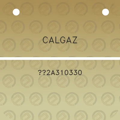 calgaz-2a310330