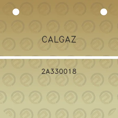 calgaz-2a330018