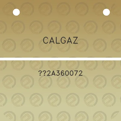 calgaz-2a360072