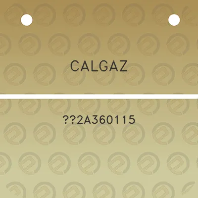 calgaz-2a360115