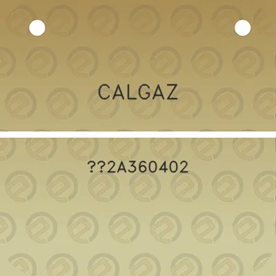 calgaz-2a360402