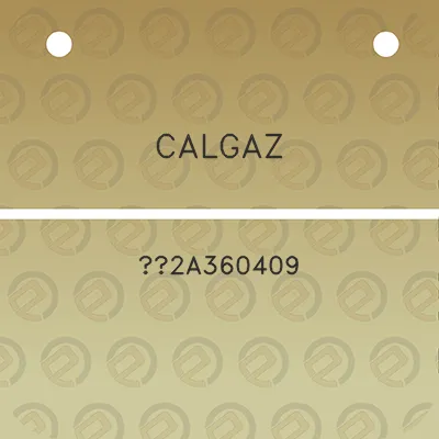 calgaz-2a360409