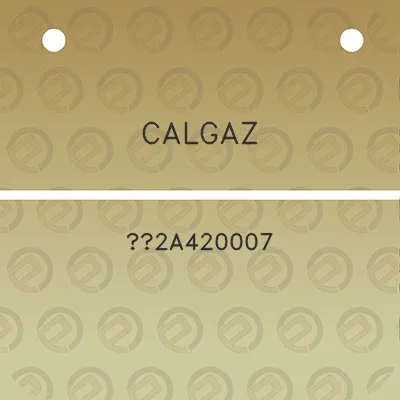 calgaz-2a420007