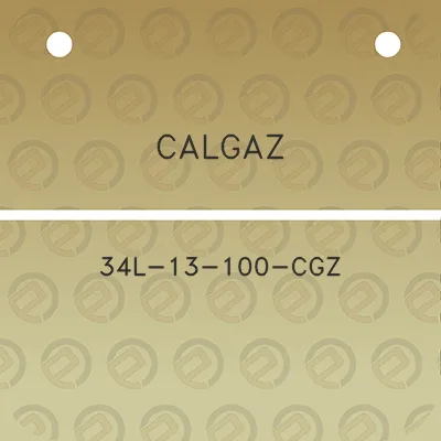 calgaz-34l-13-100-cgz