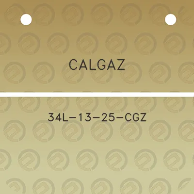 calgaz-34l-13-25-cgz