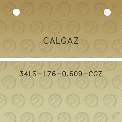 calgaz-34ls-176-0609-cgz