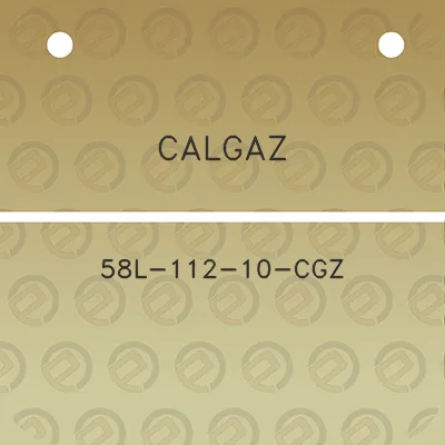 calgaz-58l-112-10-cgz