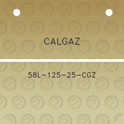 calgaz-58l-125-25-cgz