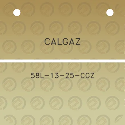 calgaz-58l-13-25-cgz