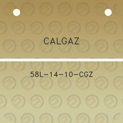 calgaz-58l-14-10-cgz