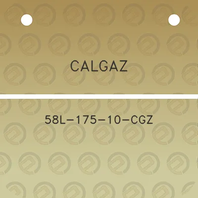 calgaz-58l-175-10-cgz