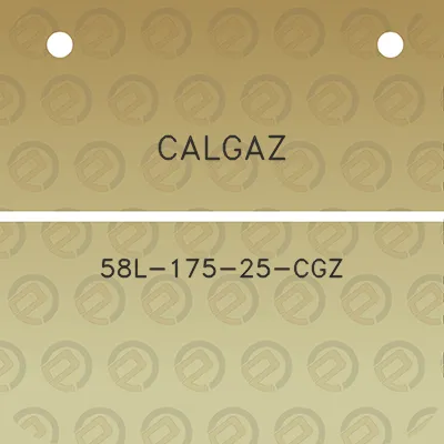 calgaz-58l-175-25-cgz