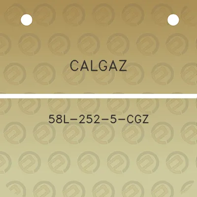 calgaz-58l-252-5-cgz