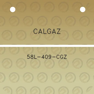 calgaz-58l-409-cgz